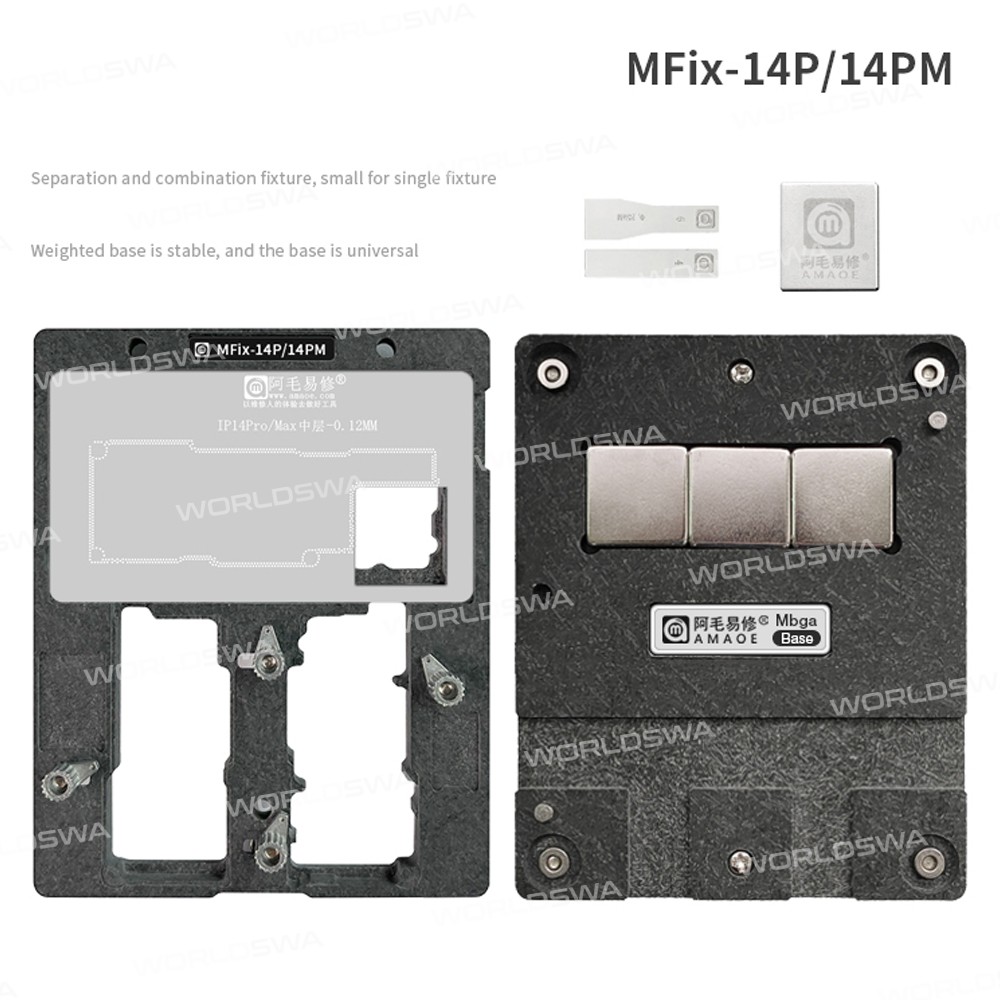 amaoe mfix-14-series-mbga-motherboard-middle-layer-bga-reballing-platform-for-iphone-14-series-2