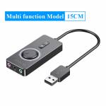 Vention CDRB USB2.0 to 3.5mm External Sound Card Audio Adapter for Phone/Computer/Laptop/PS4