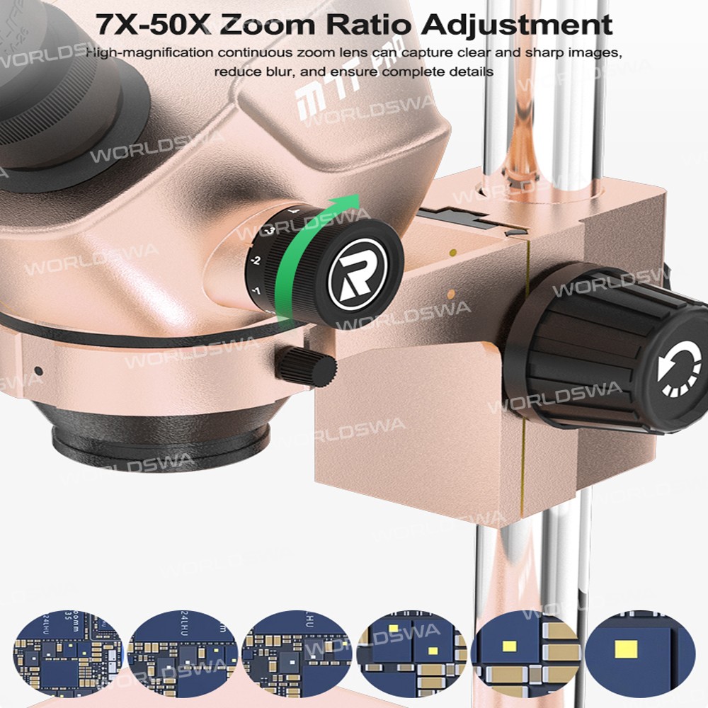 relife rl-m7t-pro-b11-7x-50x-continuous-zoom-colorful-trinocular-hd-stereo-microscope-10