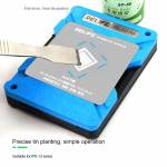 Relife RL-601M 8 in 1 Universal CPU Reballing Stencil Platform For A8-A15 IC Chip Planting Tin