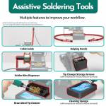 yihua 982-iii-115210-precision-control-temperature-soldering-station-with-two-help-hands-clamp-3