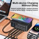 wlx 818dp-140w-8-port-pdqc30-multi-device-desktop-charger-with-wireless-charging-3