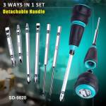 Pro'sKit SD-9820 10-in-1 Multifunctional Removable Ratchet Screwdriver Set