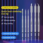 PPD C210 / C245 Universal Lead-free Soldering Iron Tips Compatible JBC Soldering Station