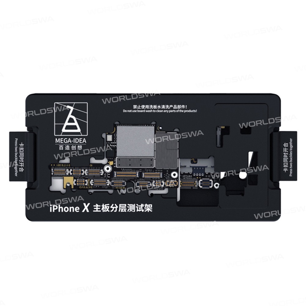 Mega-idea 3-in-1 Motherboard Layering Test Stand Fixture Holder for iPhone X / XS / XS Max