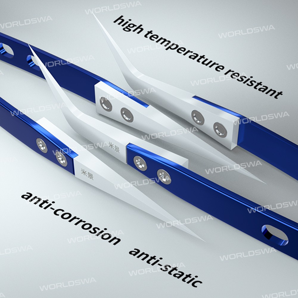 Mijing High-temperature Resistance Anti-Static Insulation Precision Ceramic Tweezers
