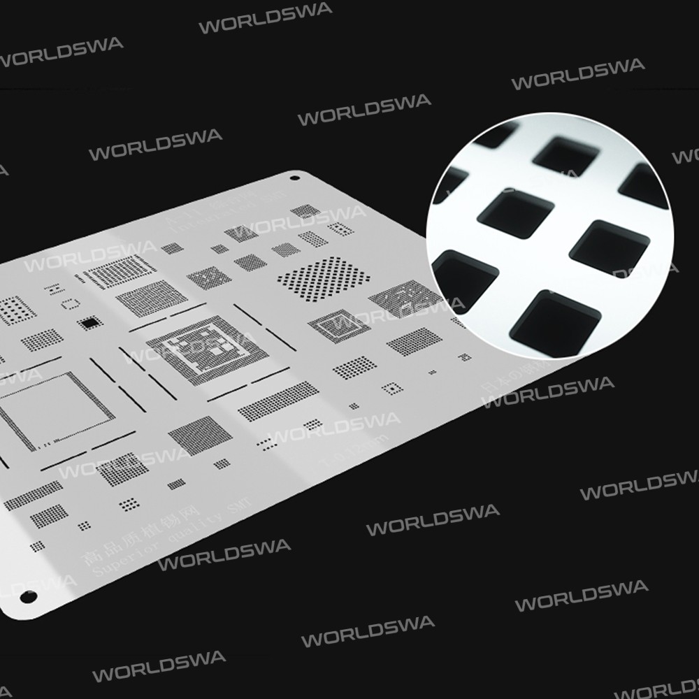 Kaisi 0.12mm BGA Reballing Stencil Net for iPhone 6 to 11 Pro Max