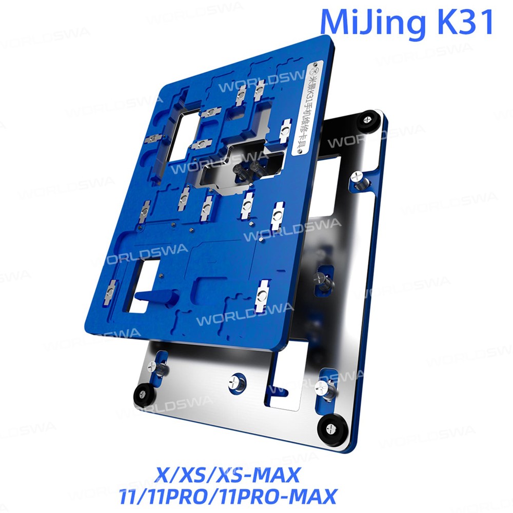 MiJing K31 6in1 Universal Multifunction PCB Board Holder Fixture for iPhone X / Xs / Xs Max / 11 / 1