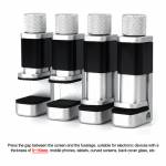 Relife RL-008A Adjustable LCD Display Screen Alloy Fastening Clamp Clip for iPhone/IPad/Tablet - 4Pc