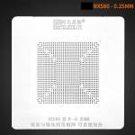 Amaoe 0.25mm Directly Heating BGA Reballing Stencil Tin Planting Platform for RTX3060/RX580