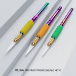 Mijing Phantom Removing Glue Knife Handle & Ceramic Blade Set for Mobile Phone CPU IC Chip