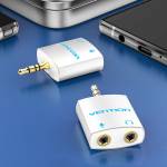 Vention Universal  Double Jack 3.5mm Audio Cable Splitter for Phone/Tablet/Laptop