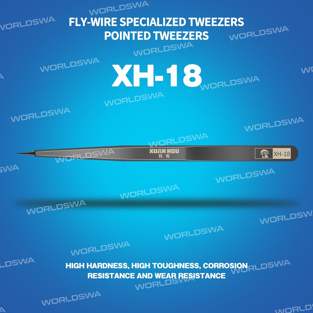 Xuanhou Precision Stainless Steel Fly Line Tweezers for Mobile Phone Repair