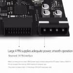 Orico PVU3-5O2I USB3.0 5-Port PCI-E Dual Chip High-Speed Expansion Card with 20 Pin Slot