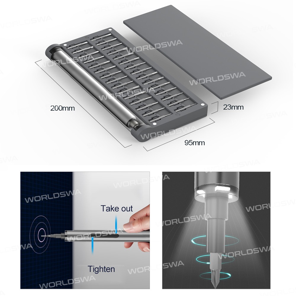 BST-9911+ Precision Magnetic Electric Screwdriver Set for Mobile Phone/Computer/Clock Repair
