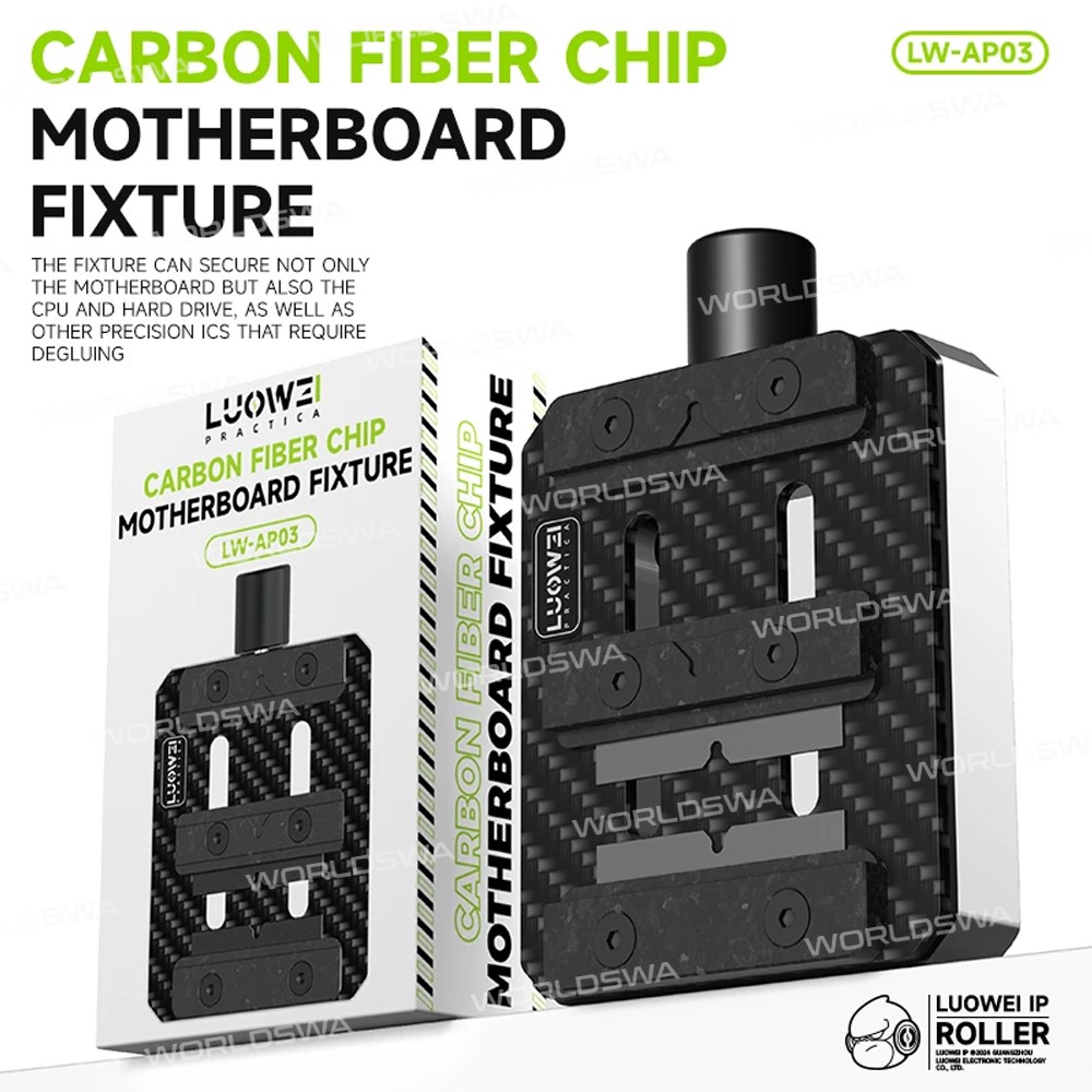 luowei lw-ap03-high-temperature-carbon-fiber-motherboard-fixture-for-iphone-and-android-2