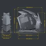 jonsbo mod-3-mini-argb-m-atx-e-sports-computer-case-support-matx-motherboard-360-water-cooling-10