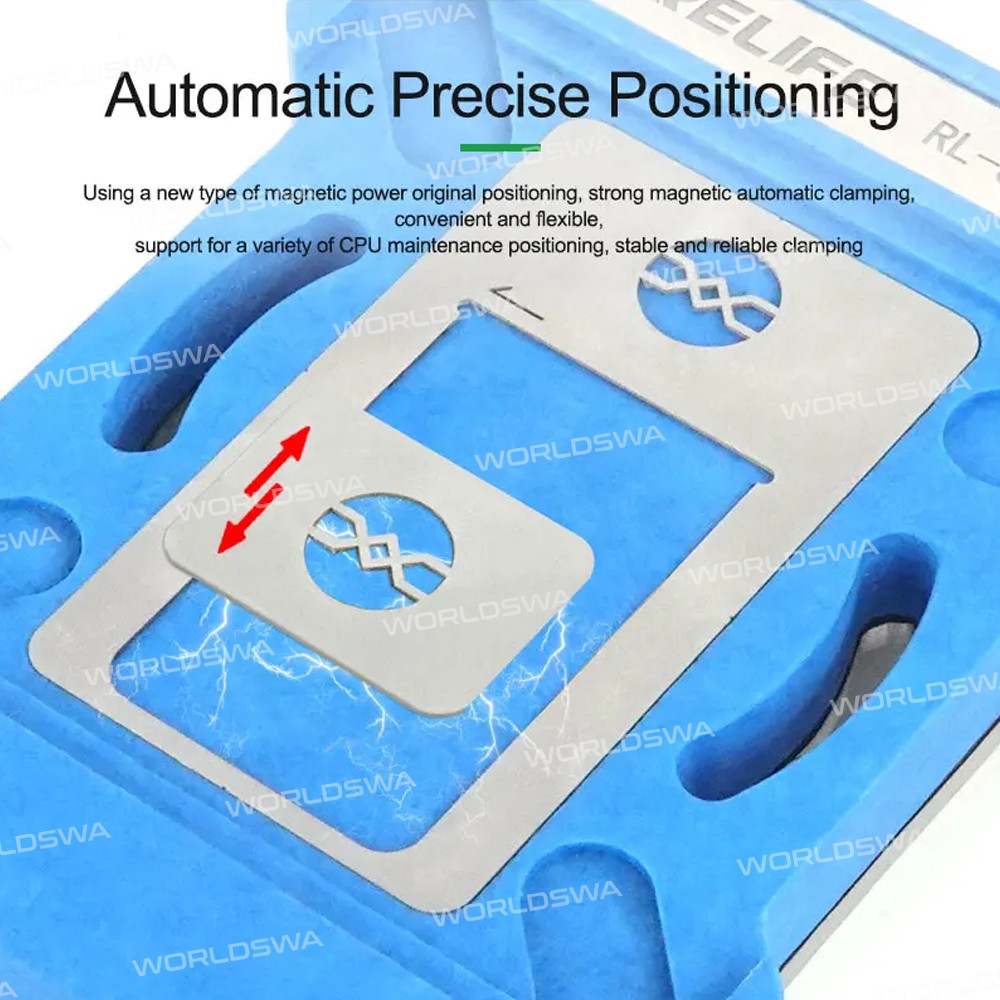 relife rl-601ma-iphone-cpu-lower-layer-tin-planting-platform-set-for-iphone-6-to-16pro-max-a8-to-a18