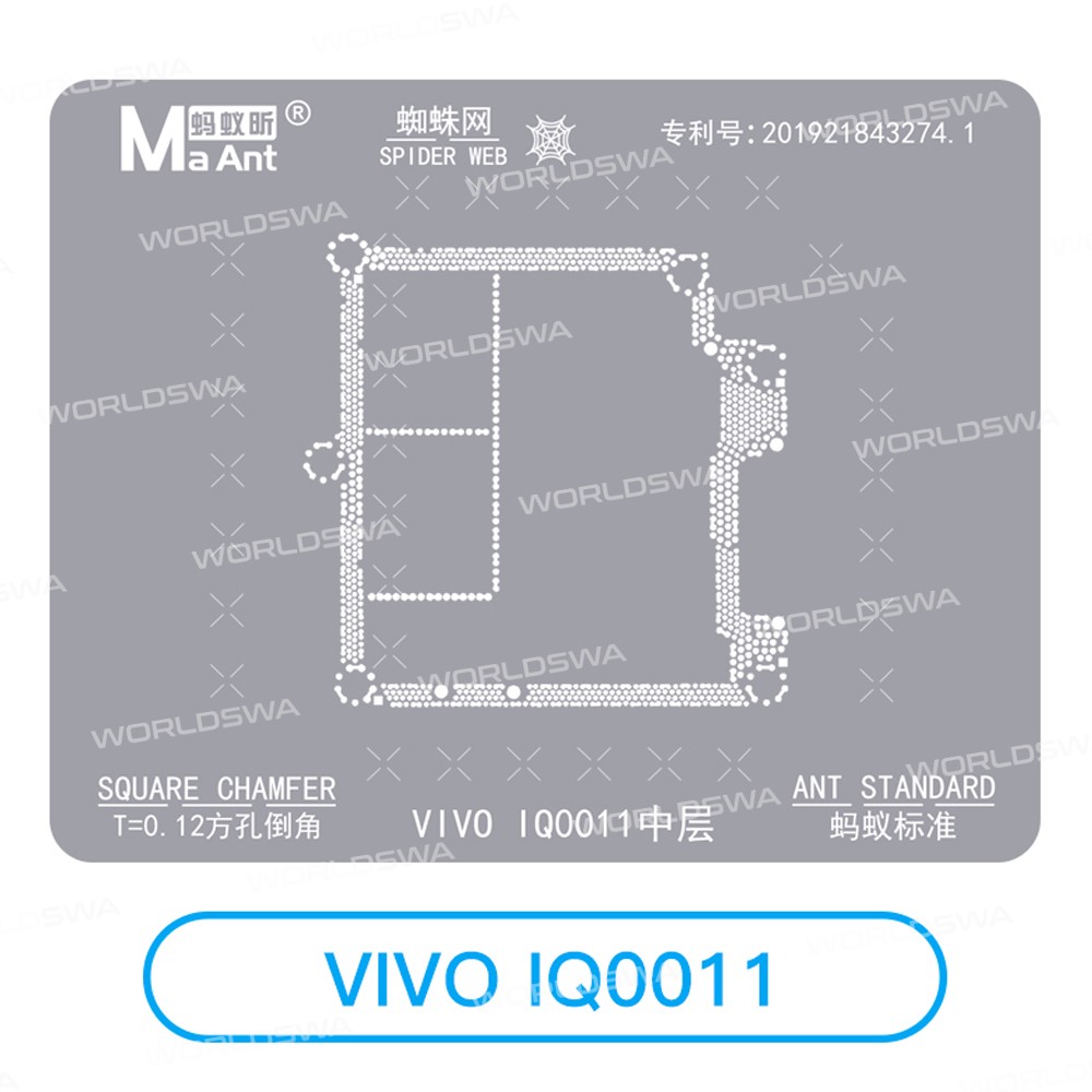maant iqoo-series-9-in-1-012mm-square-chamfer-bga-reballing-stencil-set-9