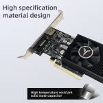 Yeston GT1030-4G D4 LP Gaming Graphic Card 4G / 64bit / DDR4 Memory with HD+DVI-D Output Ports