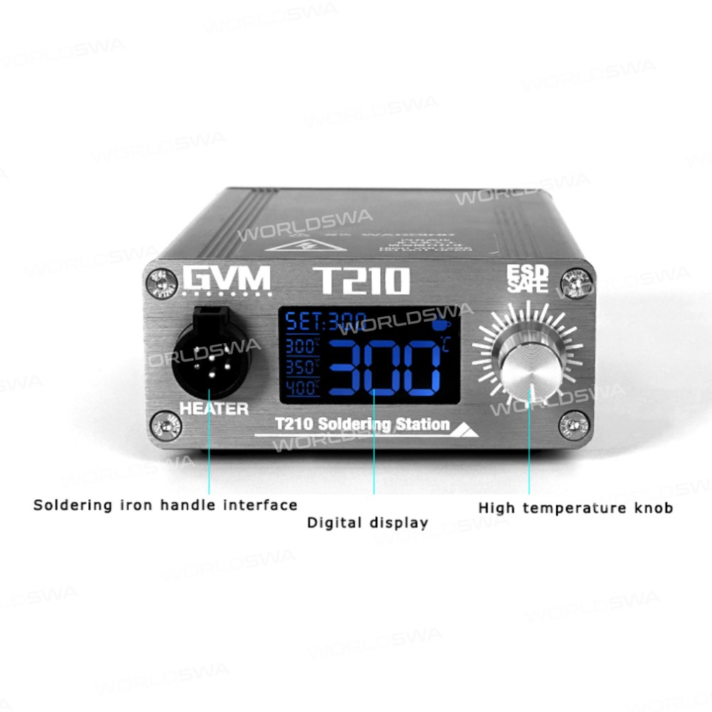 GVM T210 2S Melting Tin Rapid Warming Professional Constant Temperature Soldering Station