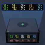 160w gan-5-port-usb-fast-charging-station-with-15w-wireless-pd-65w-charging-11