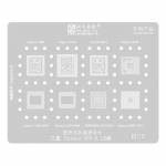 Amaoe EU:5 CPU BGA Reballing Stencil for Exynos 1080/2100/9815/9609/1080 RAM/2100 RAM/Samsung 3830