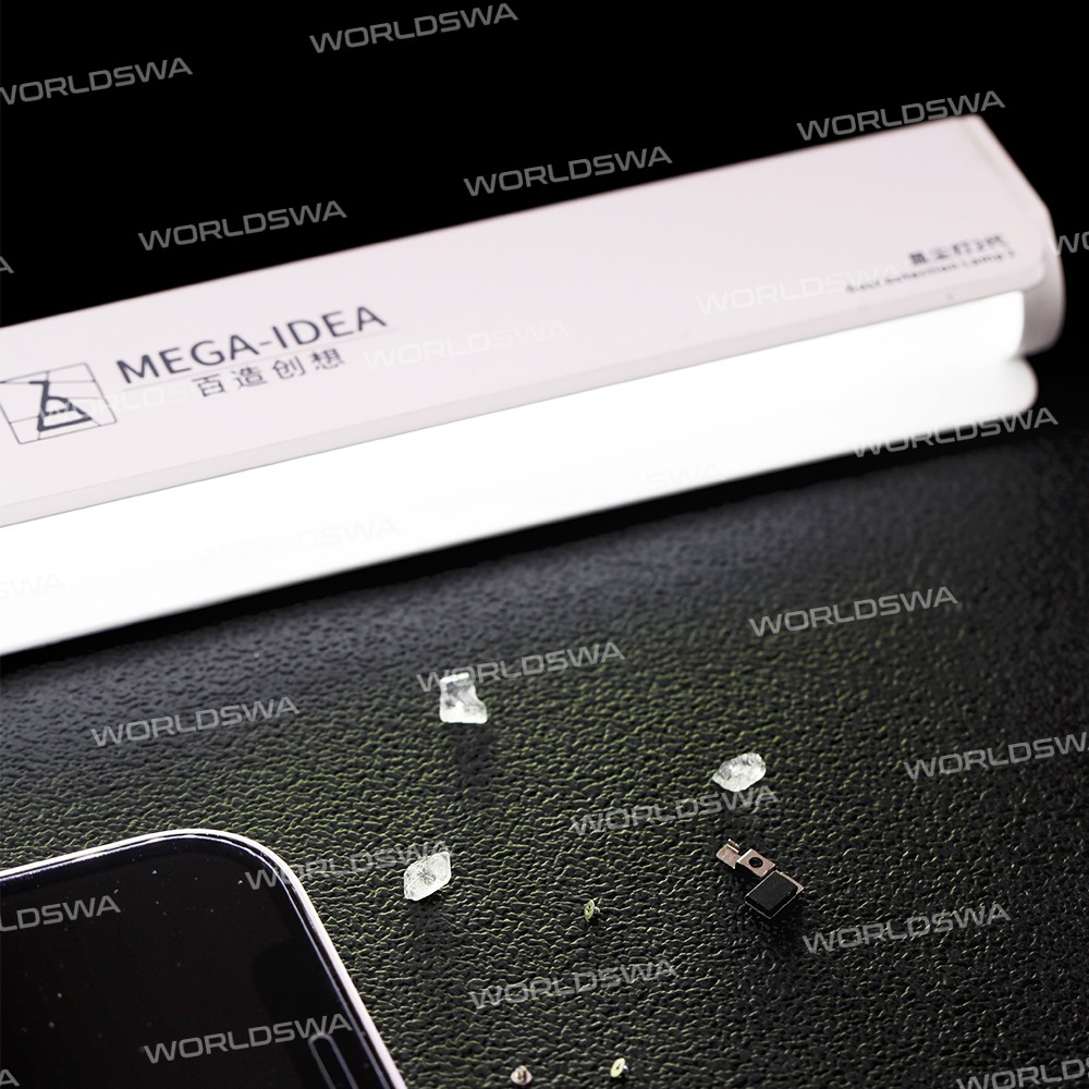 Mega-idea Dust Detection Lamp with Green and White Two-color Light Source