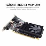 Obeya G210 1G Graphic Card 1G / 64bit / DDR3 Memory with DVI-D+HD+VGA Output Ports