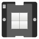 amaoe 012mm-motherboard-middle-layer-bga-reballing-stencil-platform-set-for-huawei-pocket-2-4