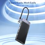 Orico MDK-10P 10-in-1 Type-C Multifunctional Docking Station Compatible HDMI / VGA for Laptop / iPad