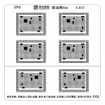 amaoe iphone-cpu-green-oil-bga-reballing-stencil-for-apple-a10-to-a17-10