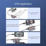 Orico M3H4-G2 Aluminum Alloy USB3.1 Gen2 10Gbps 4-port USB Hub Support OTG Function