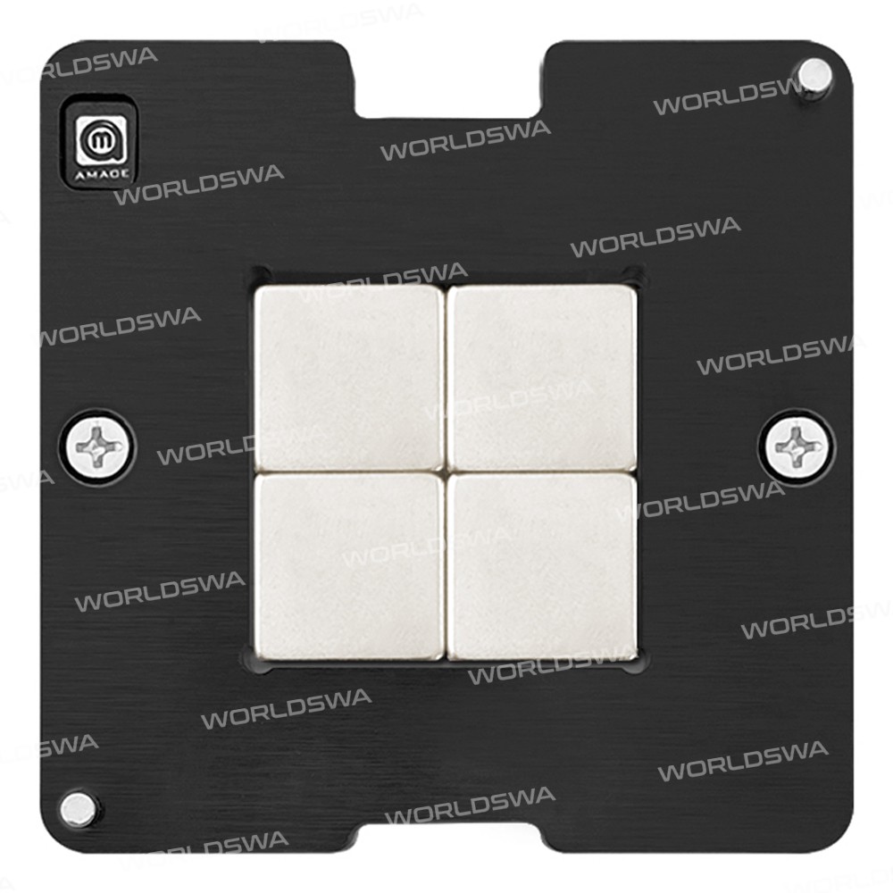 Amaoe 0.25mm BGA Reballing Stencil Tin Planting Platform for A1312 A1419 Graphics Card Chip