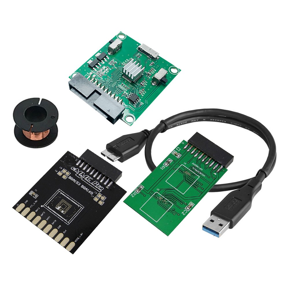eMMC ISP Adapters Tool with eMMC and ISP pinouts USB 3.0 Support for Hydra dongle