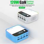 relife q2-120w-8-ports-desktop-charger-with-pd100w-charging-rgb-atmosphere-lighting-6