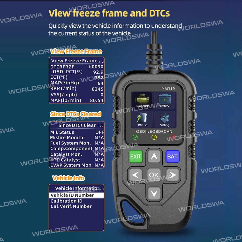 ym119 car-obd-ii-scanner-engine-fault-code-reader-for-12v-gasoline-vehicles-5