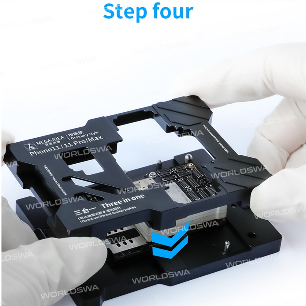 Mega-idea 3in1 Motherboard Layering Test Stand Fixture Holder for iPhone 11 / 11 Pro / 11 Pro Max