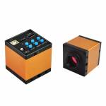 Kailiwei 614 14MP Auto Zoom CCD Industrial Electronic Trinocular Microscope Video Camera