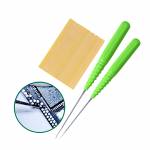 BST-66 3-in-1 Jump Wire Soldering Patching Tools with 2pcs Stainless Remove Glue Scraper Needles