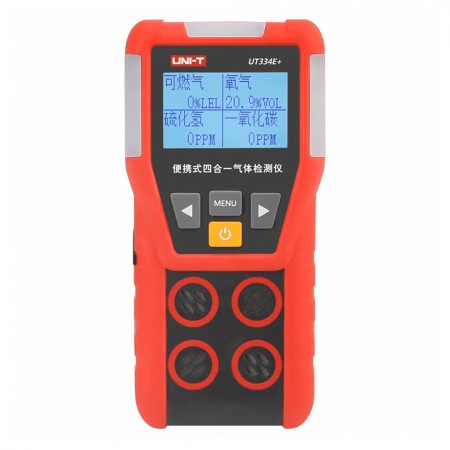 UNI-T UT334E Plus Portable 4-in-1 Gas Detector with Multiple Alarm Methods