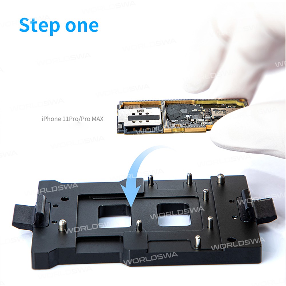 Mega-idea 3in1 Motherboard Layering Test Stand Fixture Holder for iPhone 11 / 11 Pro / 11 Pro Max
