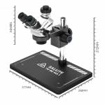 luowei lw-tr02-b3tv-7-50x-synchronous-zoom-trinocular-stereo-microscope-with-aluminum-alloy-base-11