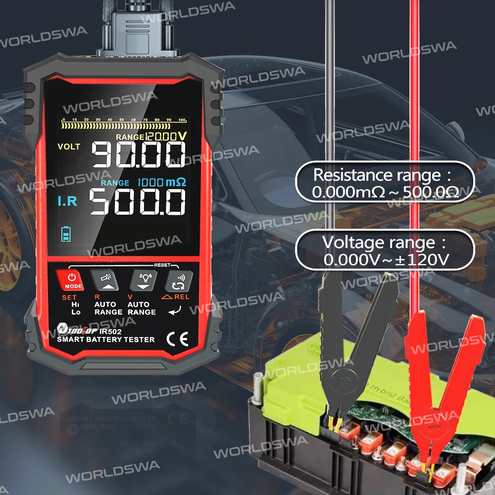 tooltop ir500-ir502-battery-internal-resistance-tester-for-lead-acid-nickel-cadmium-lithium-battery-