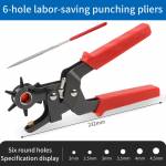 Luxianzi Household Leather Armor Manual Control Punch Plier