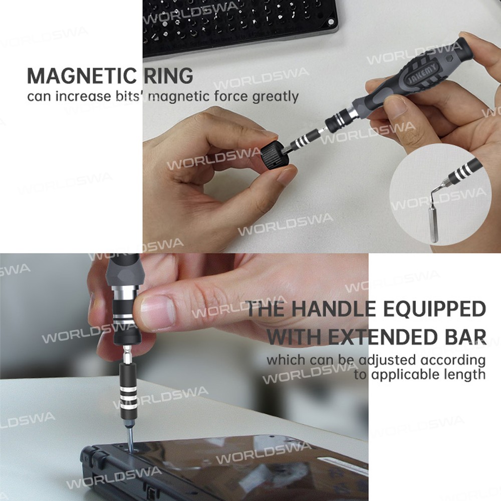 Jakemy JM-8176 106-in-1 CR-V Bits Precision Magnetic Multifunction Screwdriver Set