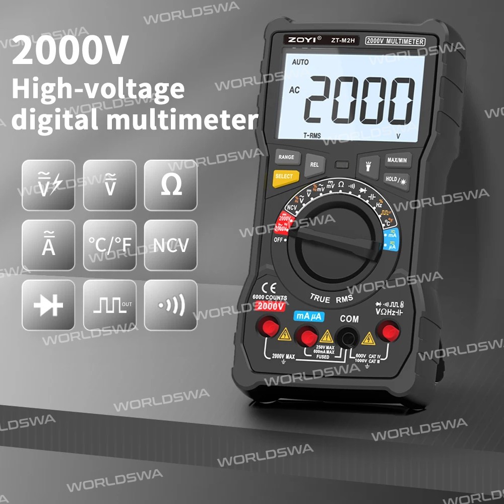 zoyi zt-m2h-2kv-high-voltage-intelligent-anti-burning-ac-dc-digital-multimeter-2