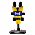 MECHANIC MC75T-B1 7-45X Trinocular Stereo Microscope With Big Base Extension Holder Stereo Zoom Micr