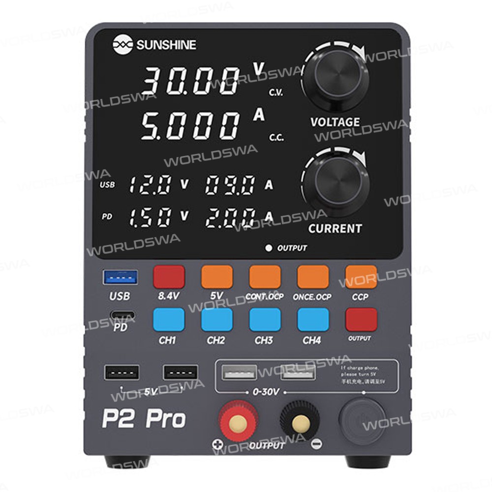 sunshine p2-pro-330w-4-segment-storage-channel-high-precision-adjustable-dc-stabilized-power-supply-