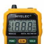 HYELEC MS8232 Mini Portable Auto Range Data Hold Spotlight Backlight Auto Power off DMM Digital Mult